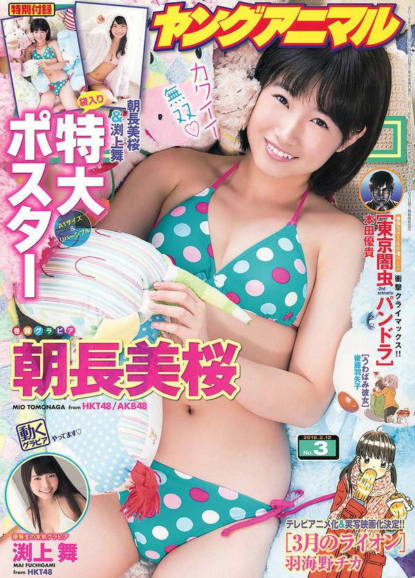 [Young Animal] 2016 No.03 朝長美桜 渕上舞 [3V18P]