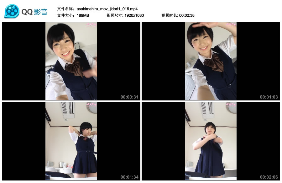 [Cosdoki] Asahi Mahiru 旭まひる asahimahiru_mov_jidori1 [MP4-189MB]