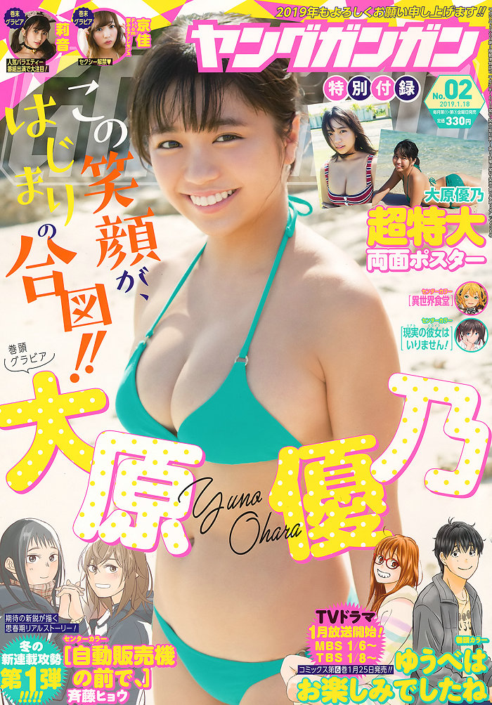 [Young Gangan] 2019 No.02 大原優乃 莉音 京佳 [20P]