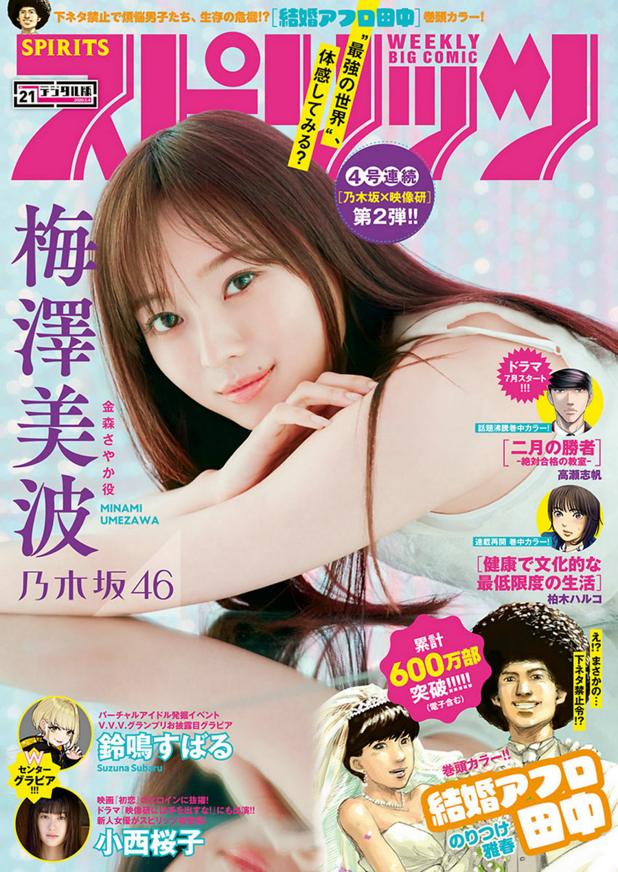 [Weekly Big Comic Spirits] 2020 No.21 梅澤美波 小西桜子 [7P]