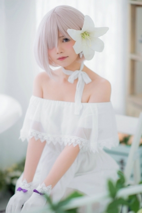 [Miu] Mashu White Dress [27P-174MB]